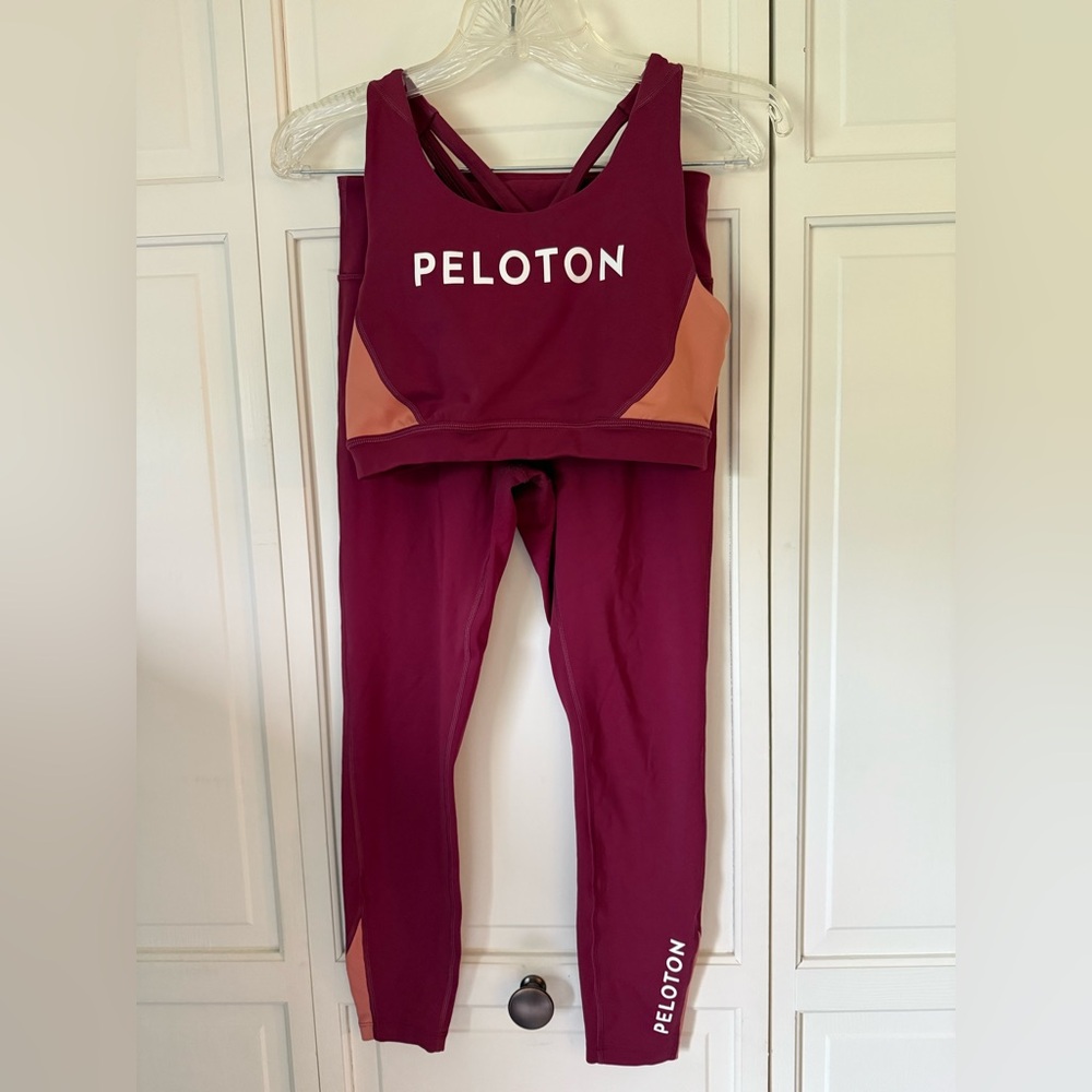 Peloton Move Mission Red and Orange Workout Set-medium